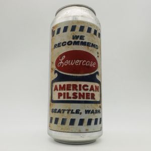 Lowercase American Pilsner Can - Bottleworks