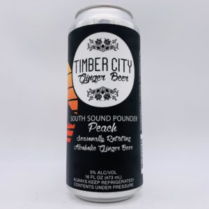 Timber City South Sound Pounder: Saturn Peach Ginger Beer Can - Bottleworks