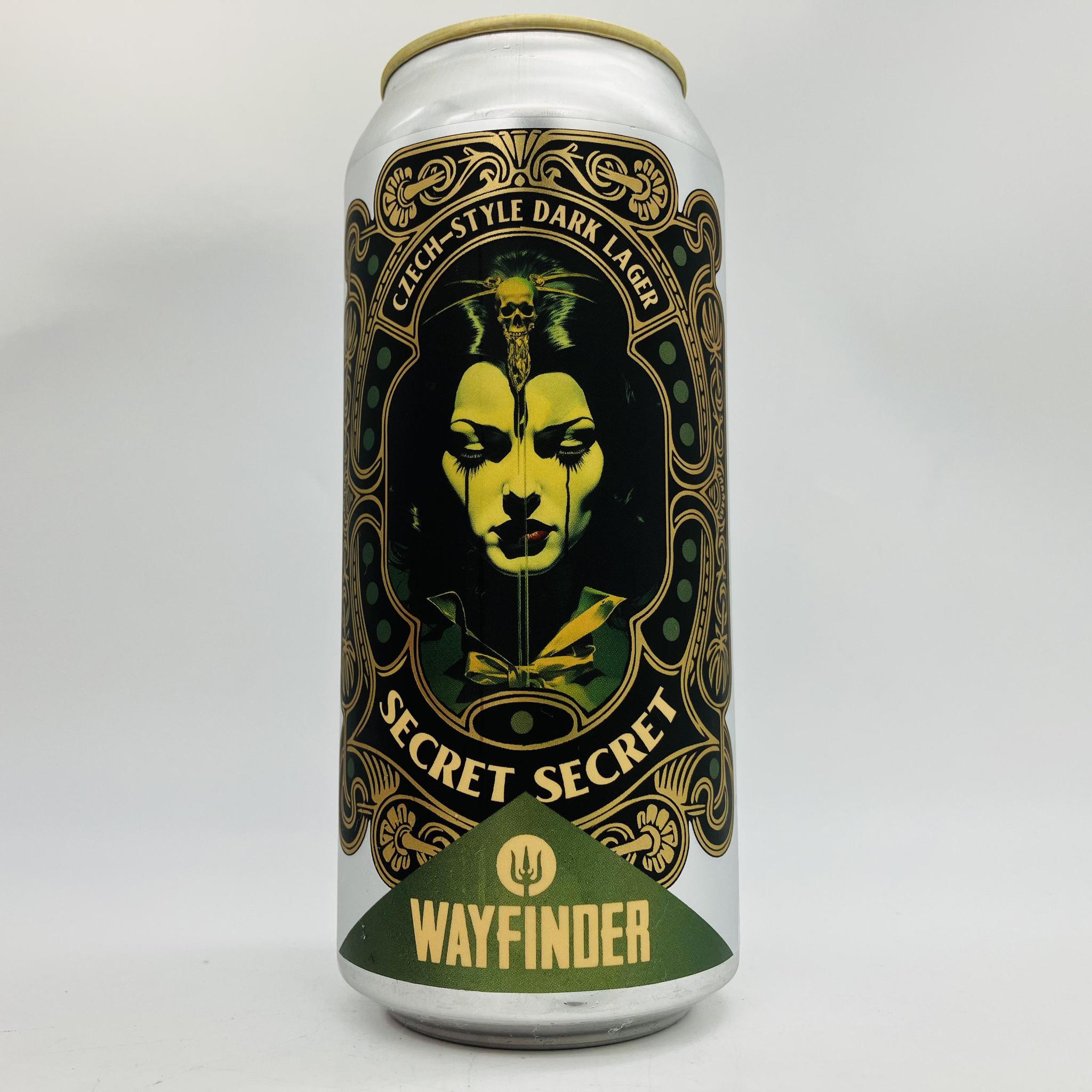 Wayfinder Secret Secret Czech Dark Lager Can – Bottleworks