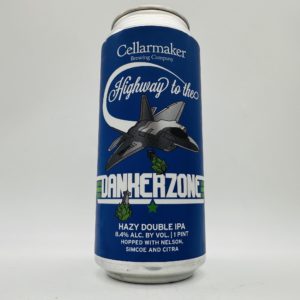 Cellarmaker Highway to the Danker Zone Hazy Double IPA Can - Bottleworks