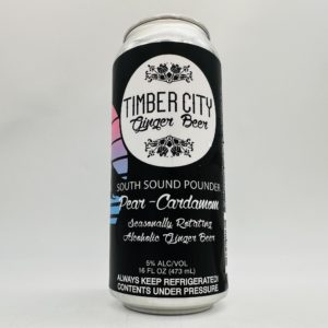 Timber City South Sound Pounder Pear + Cardamom Ginger Beer Can - Bottleworks