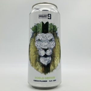 Project 9 Noble Crown Czech Pilsner Can - Bottleworks