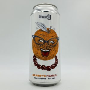 Project 9 Granny’s Pearls Orange + Cranberry + Ginger Sour Can - Bottleworks